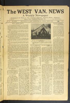 West Van. News (West Vancouver), 27 May 1932