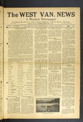 West Van. News (West Vancouver), 10 Jun 1932