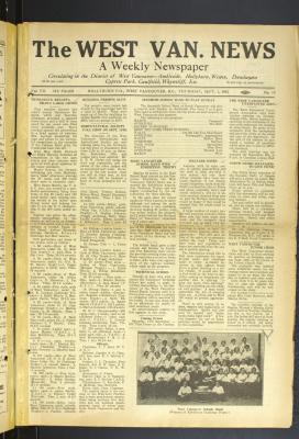 West Van. News (West Vancouver), 1 Sep 1932