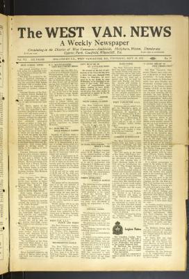 West Van. News (West Vancouver), 29 Sep 1932