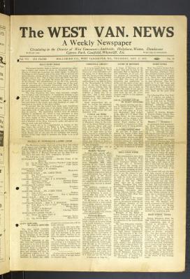 West Van. News (West Vancouver), 17 Nov 1932