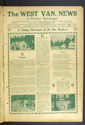 West Van. News (West Vancouver), 22 Dec 1932