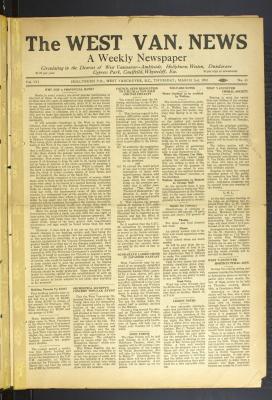 West Van. News (West Vancouver), 2 Mar 1933