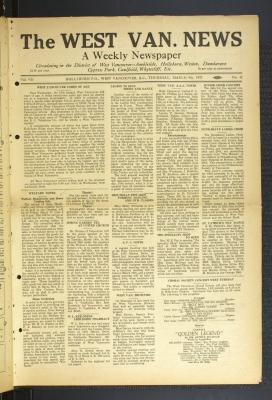 West Van. News (West Vancouver), 9 Mar 1933