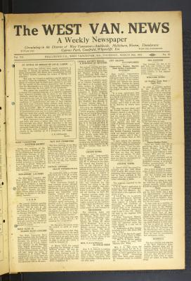 West Van. News (West Vancouver), 30 Mar 1933