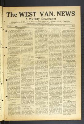 West Van. News (West Vancouver), 17 Aug 1933