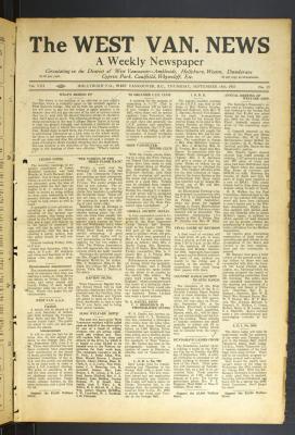 West Van. News (West Vancouver), 14 Sep 1933