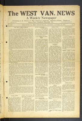 West Van. News (West Vancouver), 12 Oct 1933