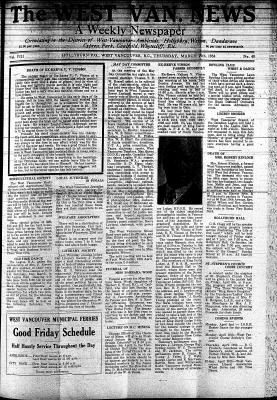 West Van. News (West Vancouver), 29 Mar 1934