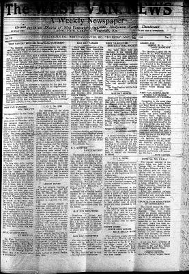 West Van. News (West Vancouver), 10 May 1934