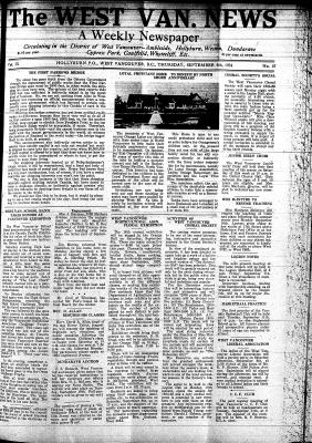 West Van. News (West Vancouver), 6 Sep 1934