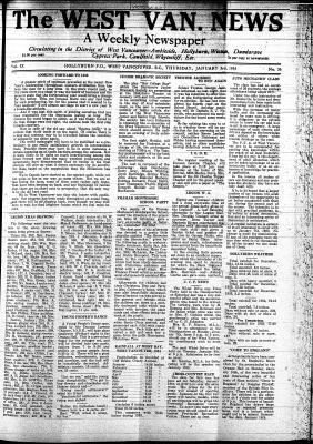 West Van. News (West Vancouver), 3 Jan 1935