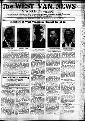 West Van. News (West Vancouver), 24 Jan 1935