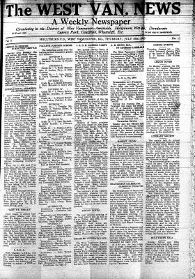 West Van. News (West Vancouver), 18 Jul 1935