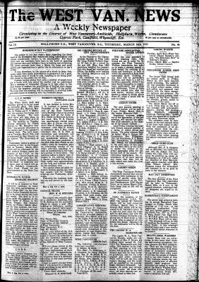 West Van. News (West Vancouver), 14 Mar 1935