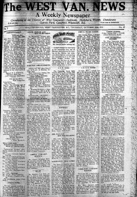 West Van. News (West Vancouver), 10 Oct 1935