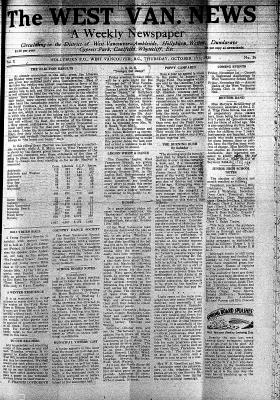 West Van. News (West Vancouver), 17 Oct 1935