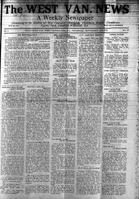 West Van. News (West Vancouver), 19 Sep 1935