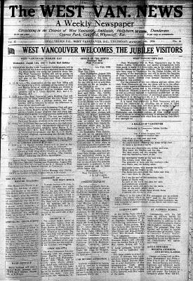 West Van. News (West Vancouver), 6 Aug 1936