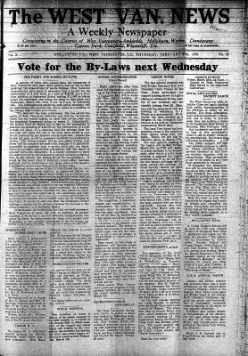 West Van. News (West Vancouver), 27 Feb 1936