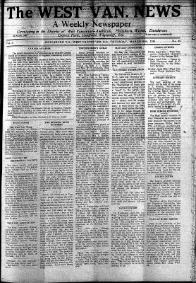 West Van. News (West Vancouver), 26 Mar 1936