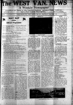 West Van. News (West Vancouver), 21 May 1936