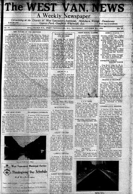 West Van. News (West Vancouver), 8 Oct 1936