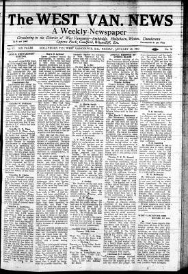 West Van. News (West Vancouver), 15 Jan 1932