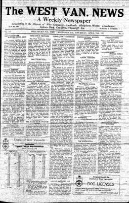 West Van. News (West Vancouver), 15 Apr 1937