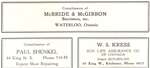 McBride & McGibbon; Paul Shenkel; W.S. Kress