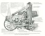 Drawing of partly assembled machine