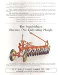 Sundercleave One-way disc cultivating plough