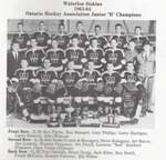 Waterloo Siskins 1963-64 OHA Junior 'B' Champions