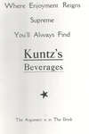 Kuntz's Beverages ad