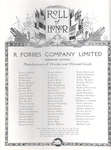 R. Forbes Company Roll of Honour