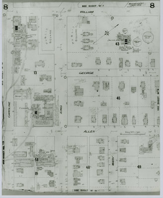 Fire Insurance Map 1908 - 1913, Map 8