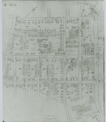 Fire Insurance Map 1942, Map 6