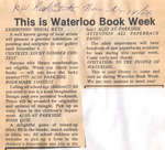 This is Waterloo Book Week