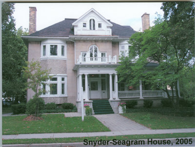 Snyder-Seagram House, 50 Albert Street Waterloo, Ontario