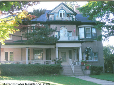 Alfred H. Snyder House, Waterloo, Ontario