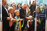 October 22 2011 - Harper family cutting ribbon