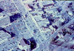 Aerial view of King and William streets, Waterloo, Ontario