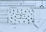 Map of Waterloo 1855 showing Mount Hope Cemetery