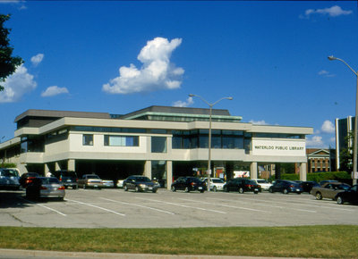 Waterloo Public Library from Caroline Street