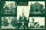 Churches of Waterloo postcard