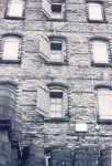 Close up of windows with shutters