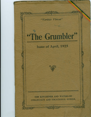 KCI Grumbler Year book, April 1925