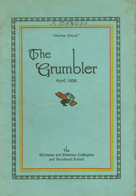 KCI Grumbler Year book, April 1926