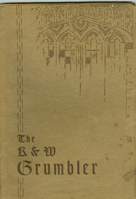 KCI Grumbler Year book, 1933