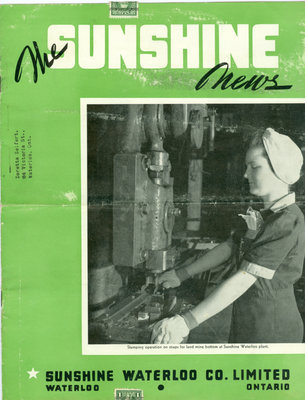 Sunshine Waterloo Company Sunshine News newsletter, February 1943